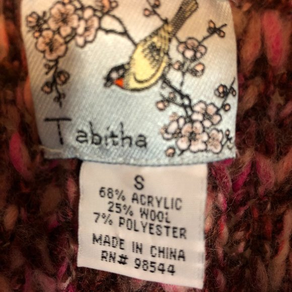ANTHROPOLOGIE Tabitha Chunky Crop Cardigan S - Picture 5 of 5